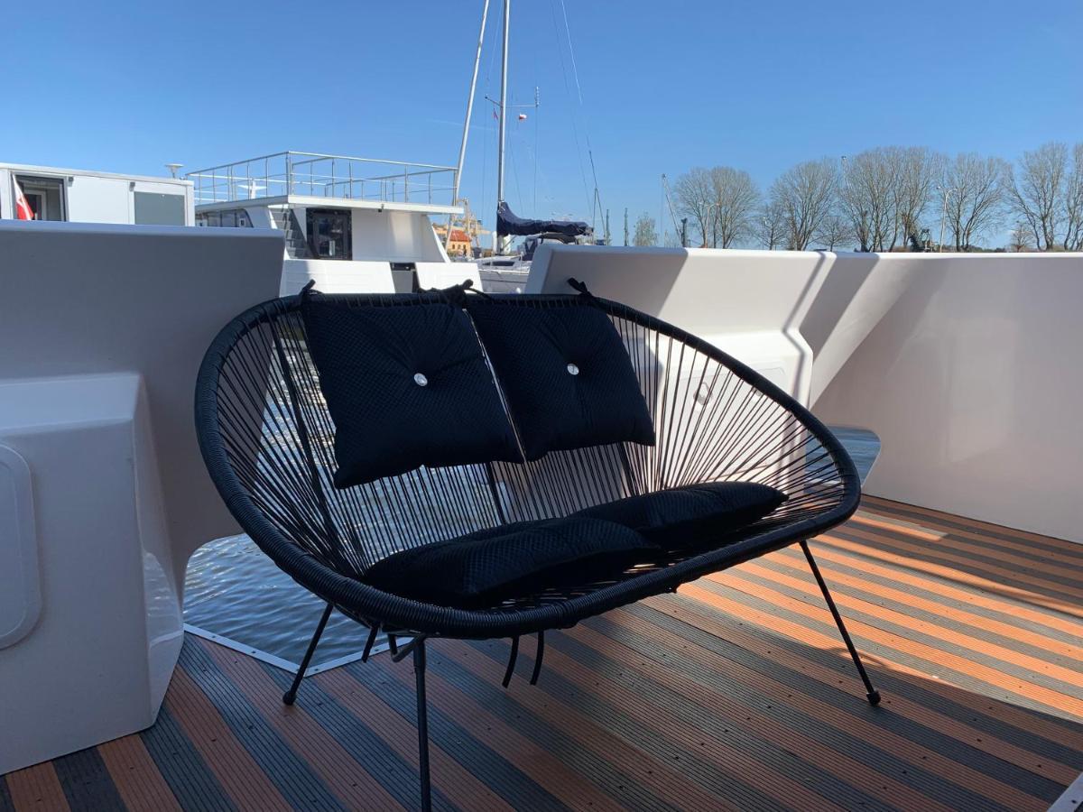 Amber Houseboat Daire Swinoujscie Dış mekan fotoğraf