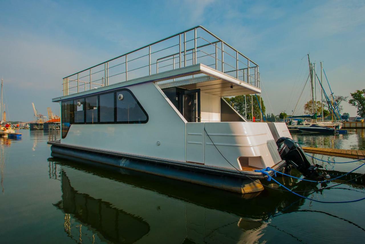 Amber Houseboat Daire Swinoujscie Dış mekan fotoğraf